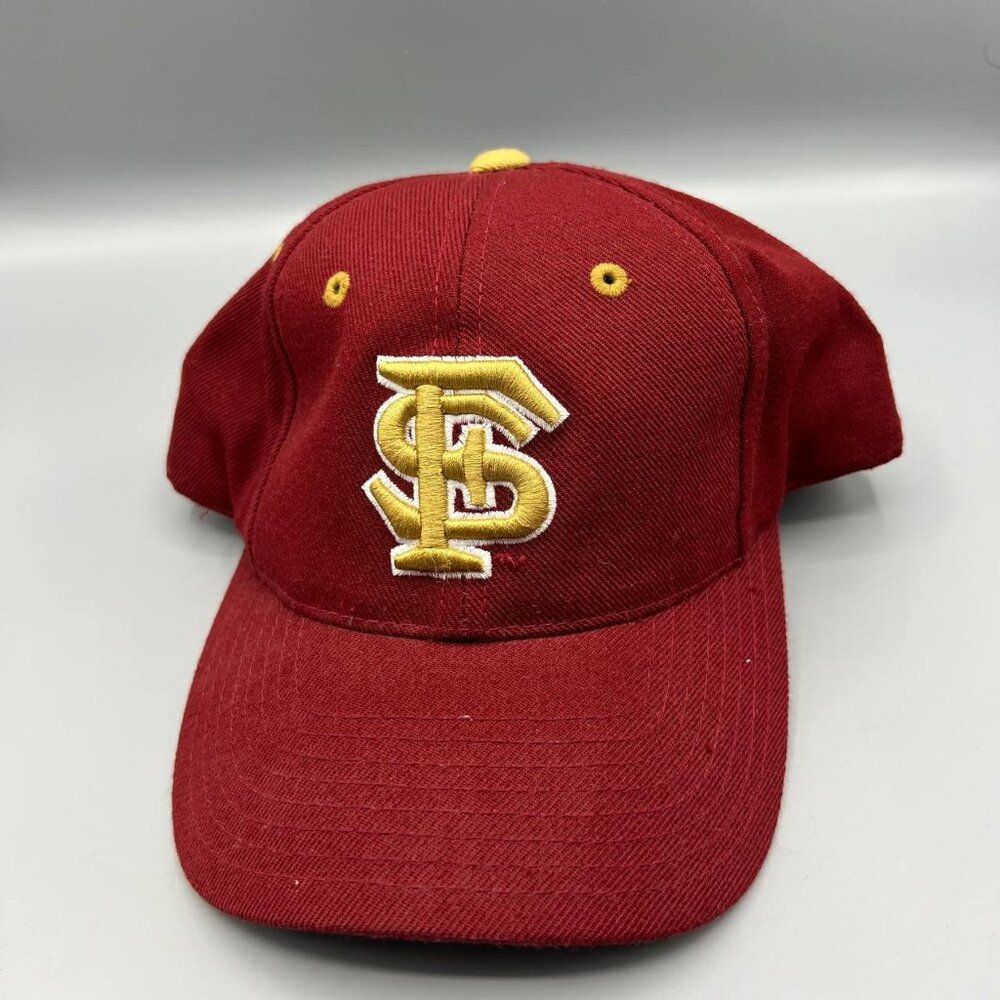 Florida State Seminoles Hat Men Red Embroidered‎ Logo Puma NCAA Snap Back Cap